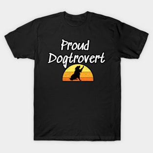 dogtrovert dog lover introvert T-Shirt